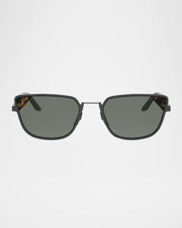 Signature Square Metal Sunglasses